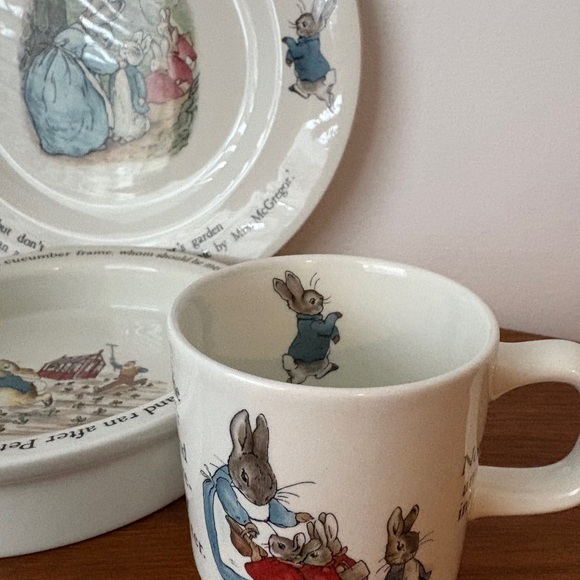 Whimsical Rabbit Dinnerware Set - Cream - Picture 3 of 12